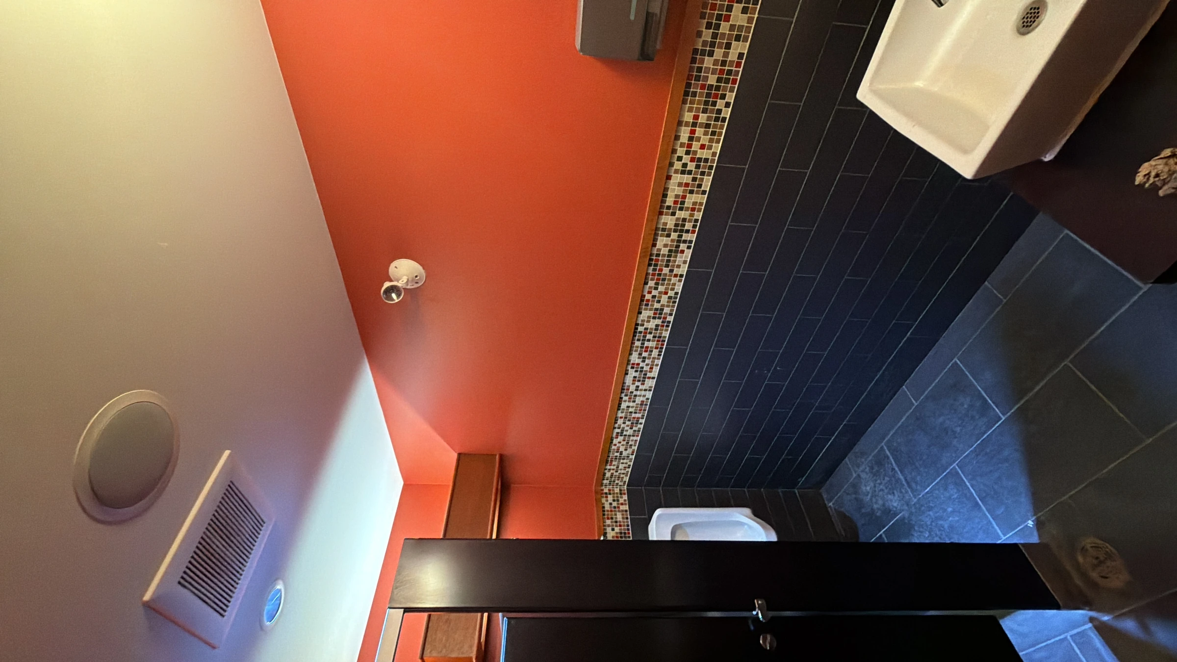 Finished commercial interior painting project with a clean modern colour finish