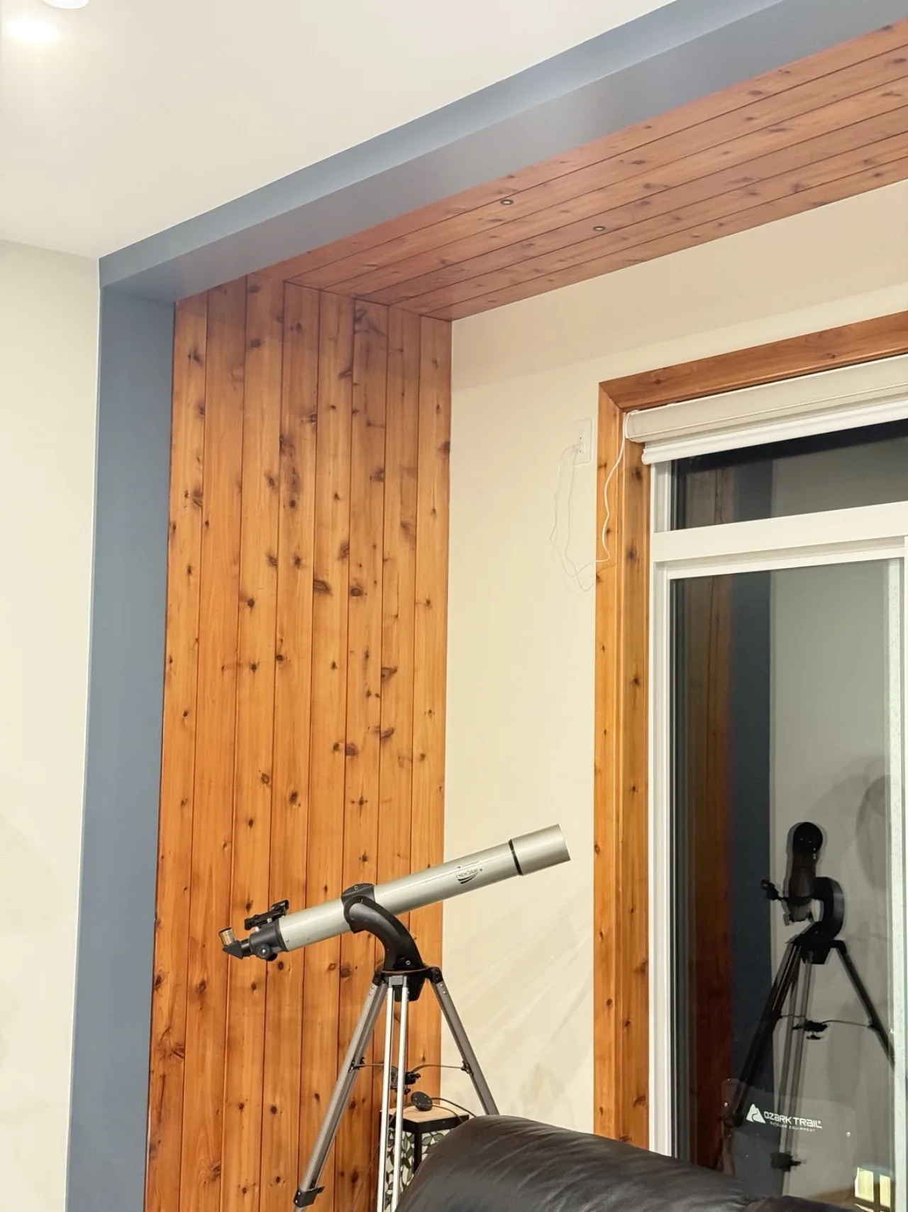 Interior wood staining finish